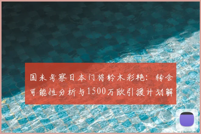 国米考察日本门将铃木彩艳：转会可能性分析与1500万欧引援计划解读